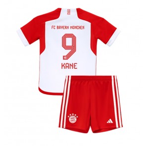 Bayern Munich Harry Kane #9 babykläder Hemmatröja barn 2023-24 Korta ärmar (+ Korta byxor)